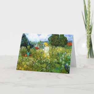 Marguerite Gachet i trädgården av Vincent van Gogh Kort