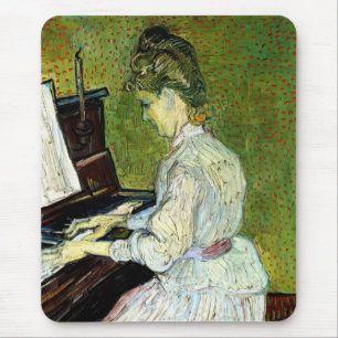 Marguerite Gachet vid Piano av Vincent van Gogh Musmatta