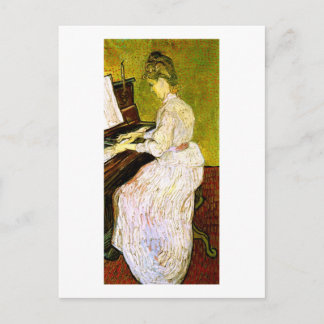 Marguerite Gachet vid Piano, Vincent van Gogh Vykort