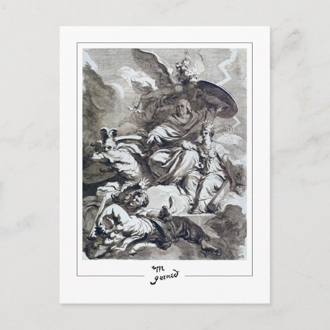 Marguerite Gérard #12 - vykort för konst (Framsida)