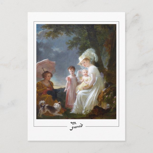 Marguerite Gérard #3 - vykort för konst (Framsida)