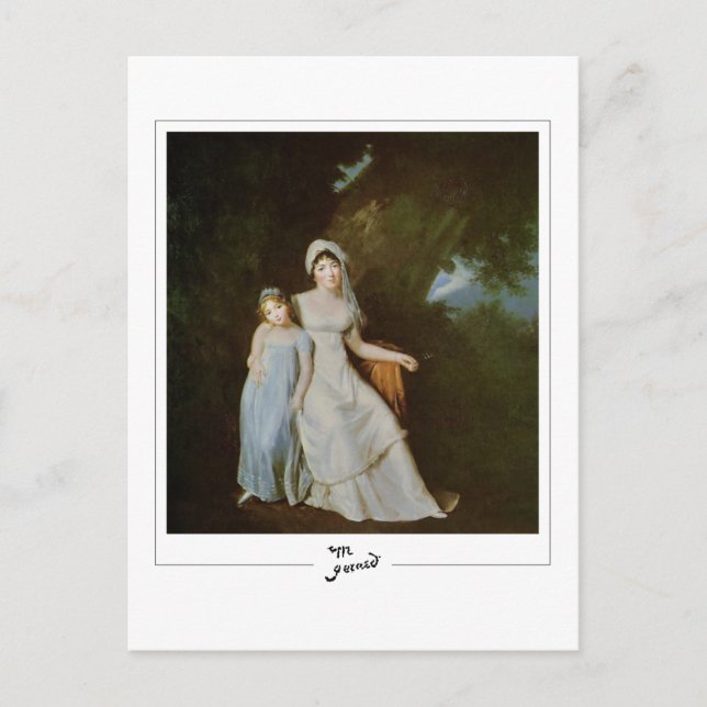 Marguerite Gérard #8 - vykort för konst (Framsida)