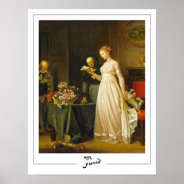 Marguerite Gérard Zedign Art Poster #1 (Framsidan)