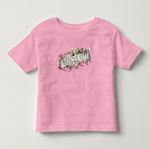 Marguerite Namn Vintage Blommig Bandana Söt & Flic T Shirt