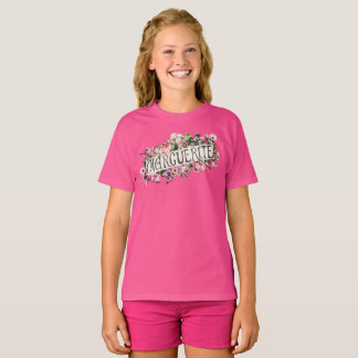 Marguerite Namn Vintage Blommigt Banner Cute & Gir T Shirt