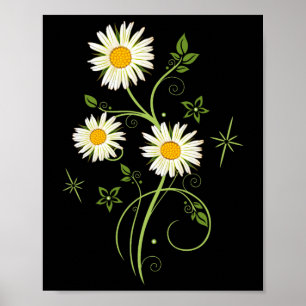 Marguerites Daisy Vår Sommarens Daisy Flower 1 Poster