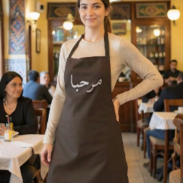 Marhaba (Välkommen) arabisk skrift | Cafe Noir