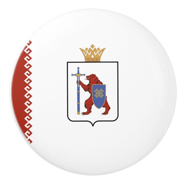 Mari El Flagga Knopp (Framsidan)