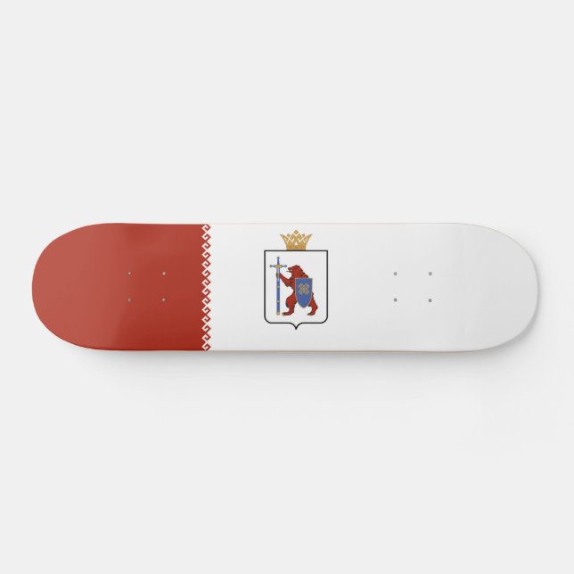 Mari El Flagga Mini Skateboard Bräda 18,5 Cm (Horz)