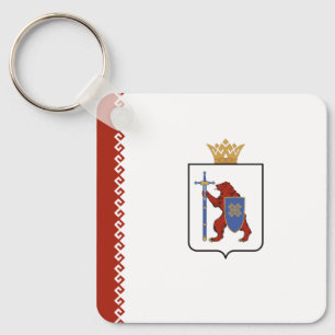 Mari El flagga Nyckelring