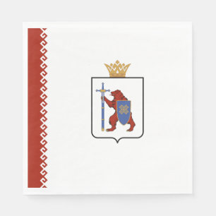 Mari El flagga Pappersservett