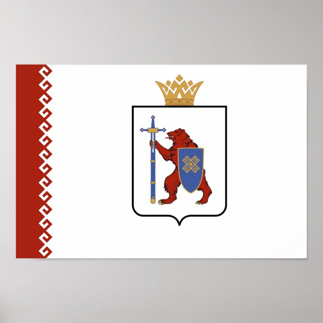 Mari El Flagga Poster (Framsidan)