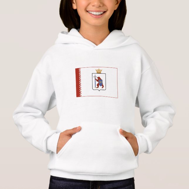 Mari El Flagga T Shirt (Framsida)