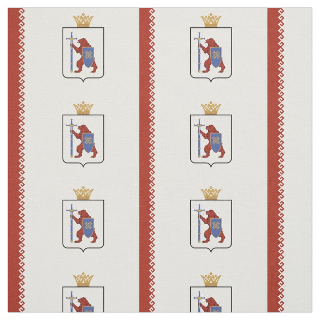 Mari El patriotiska flaggan Tyg (Provkarta)