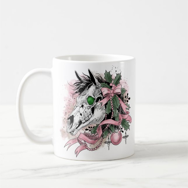 Mari Lwyd Kaffemugg (Vänster)