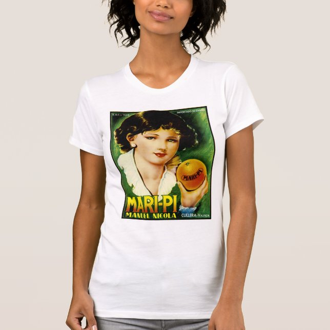 Mari Pi Oranges T Shirt (Framsida)