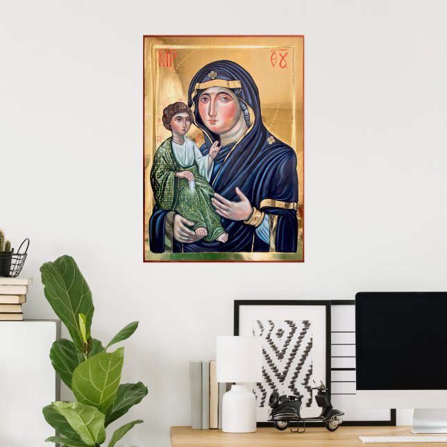 Maria Advocata Nostra Ikon Poster (Hemmakontoret)