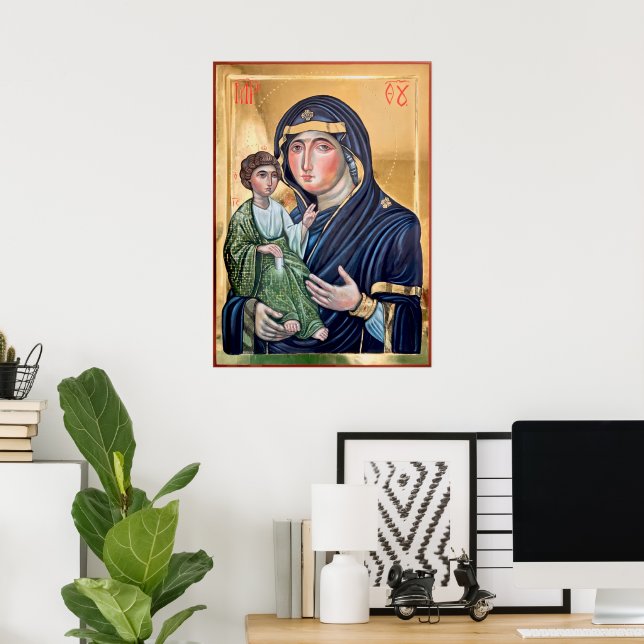 Maria Advocata Nostra Ikon Poster (Hemmakontoret)