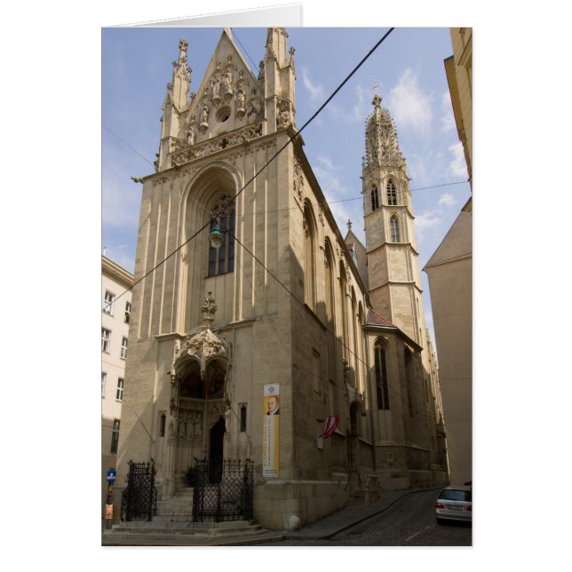 Maria Am Gestade, Wien, Österrike Hälsningskort (Framsidan)