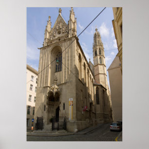 Maria Am Gestade, Wien, Österrike Poster