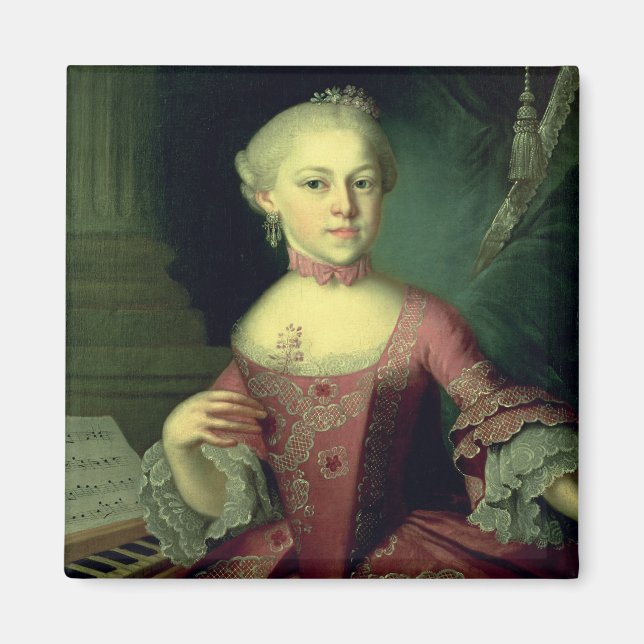 Maria-Anna Mozart, kallad Nannerl Magnet (Framsidan)