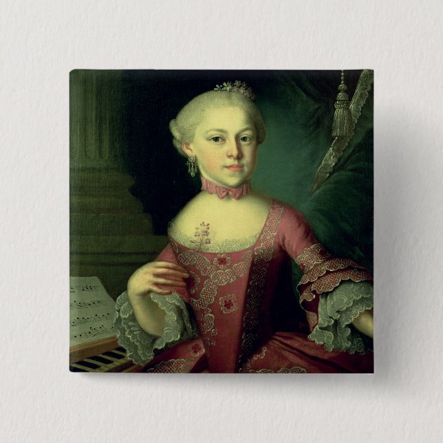 Maria-Anna Mozart som kallas 'Nannerl Knapp (Framsida)