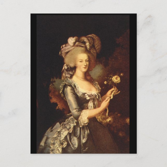 Maria Antonietta', Elisabeth_Porträtt Vykort (Framsida)