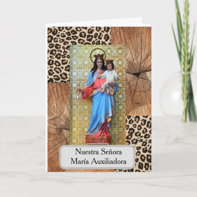 María Auxiliadora de los Cristianos Card Kort (Framsida)
