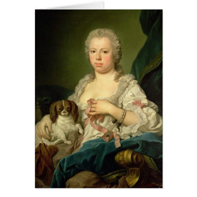 Maria-Barbara de Braganza Hälsningskort (Framsidan)