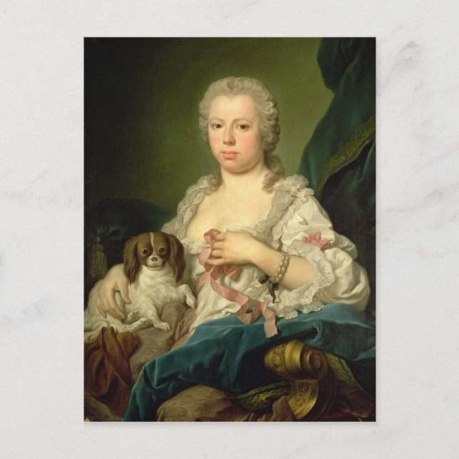 Maria-Barbara de Braganza Vykort (Framsida)