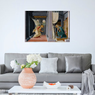Maria bebådelse av Sandro Botticelli Poster