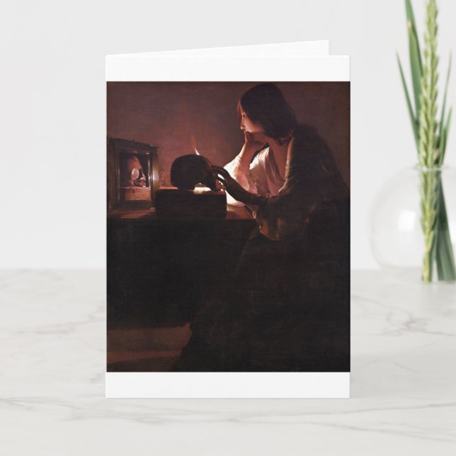 Maria beklagar, La Tour Kort (Framsida)