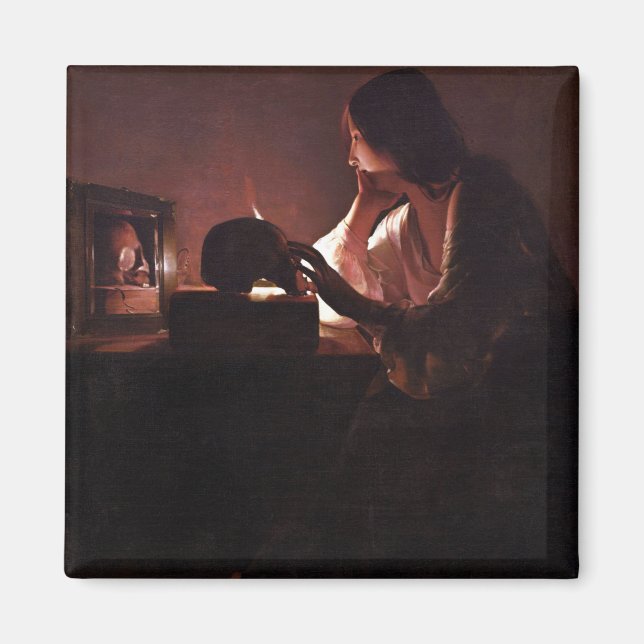 Maria beklagar, La Tour Magnet (Framsidan)