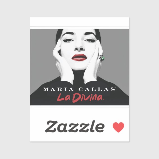 Maria Callas Stickers Klistermärken (Ark)