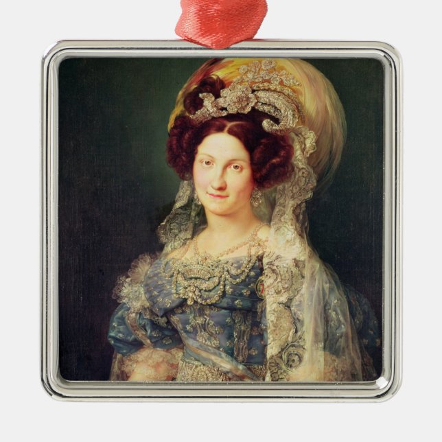 Maria Christina de Bourbon Julgransprydnad Metall (Framsidan)