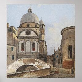 Maria dei Miracoli och Santa Maria Poster