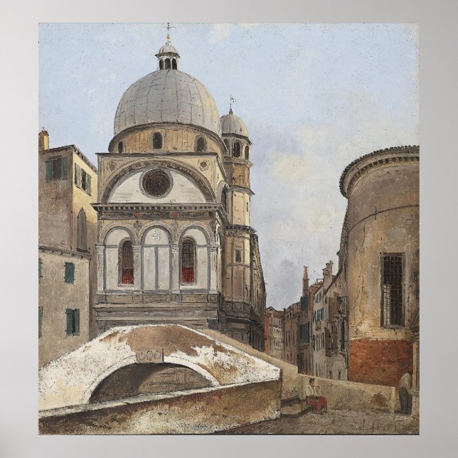Maria dei Miracoli och Santa Maria Poster (Framsidan)