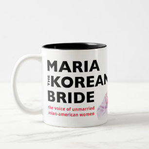 Maria den koreanska brudmuggen Två-Tonad mugg