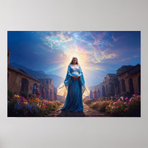 Maria från Nasaret går ensam Poster