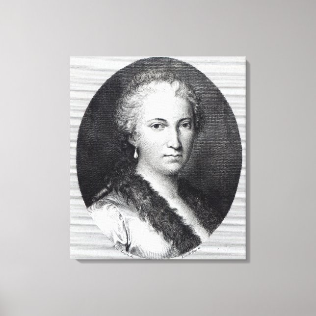 Maria Gaetana Agnesi Canvastryck (Framsida)