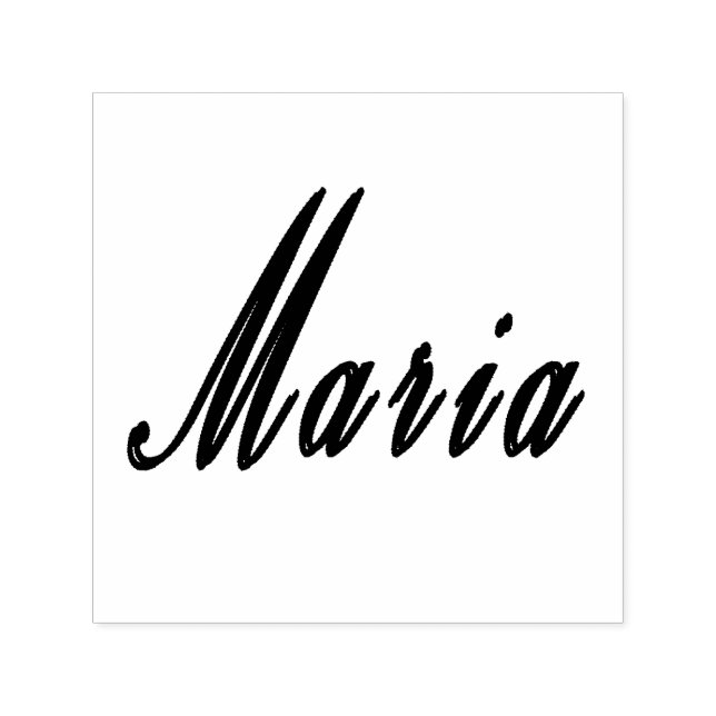 Maria, Girls Namn Logotyp på A Självfärgande Stämpel (Design)