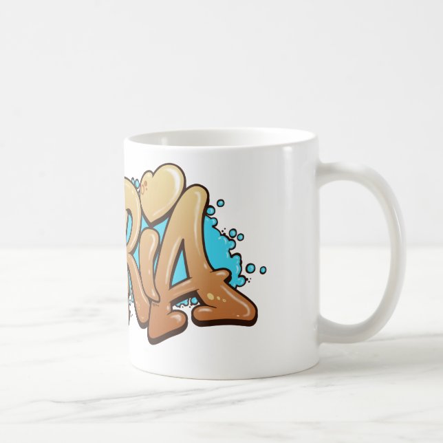 Maria Graffiti Name - Kaffemugg (Höger)