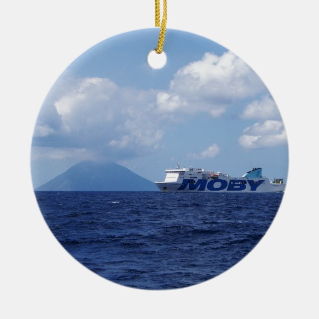 Maria Grazia On Off Stromboli Julgransprydnad Keramik (Framsidan)