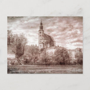 Maria Himmelfahrt Cathedral Vintage Helg Vykort