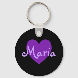 Maria i Lila Nyckelring