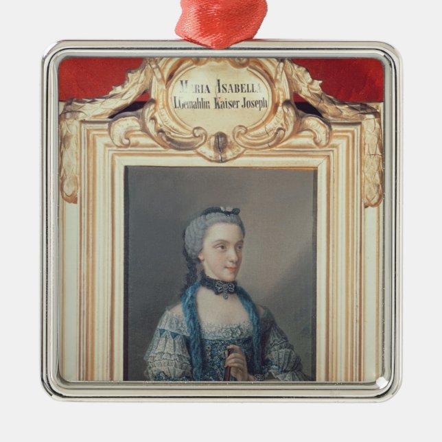 Maria Isabella av Parma Julgransprydnad Metall (Framsidan)