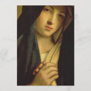 Maria Jesu Mor - Madonnan I Sorg Inbjudningar