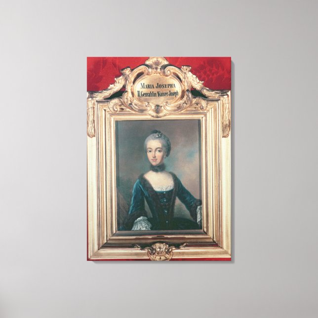 Maria Josepha från Bayern, Joseph Canvastryck (Framsida)