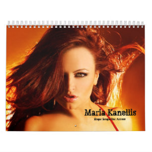 Maria Kanellis, sångare/låtskrivare/aktriskalend Kalender