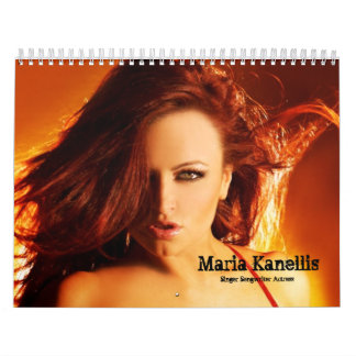 Maria Kanellis, sångare/låtskrivare/aktriskalender Kalender